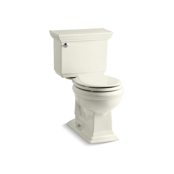 Stately Round-Front 1.28 GPF Chair Height Toilet, 1.28 gpf, Biscuit
